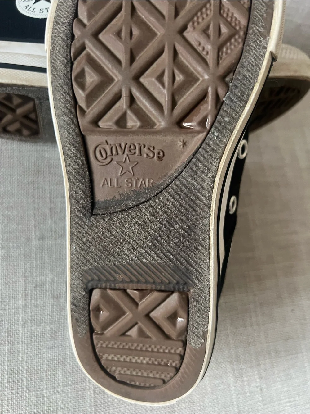 Converse Black/White Camo Sneakers, boys/kids 1, mid top streetwear school